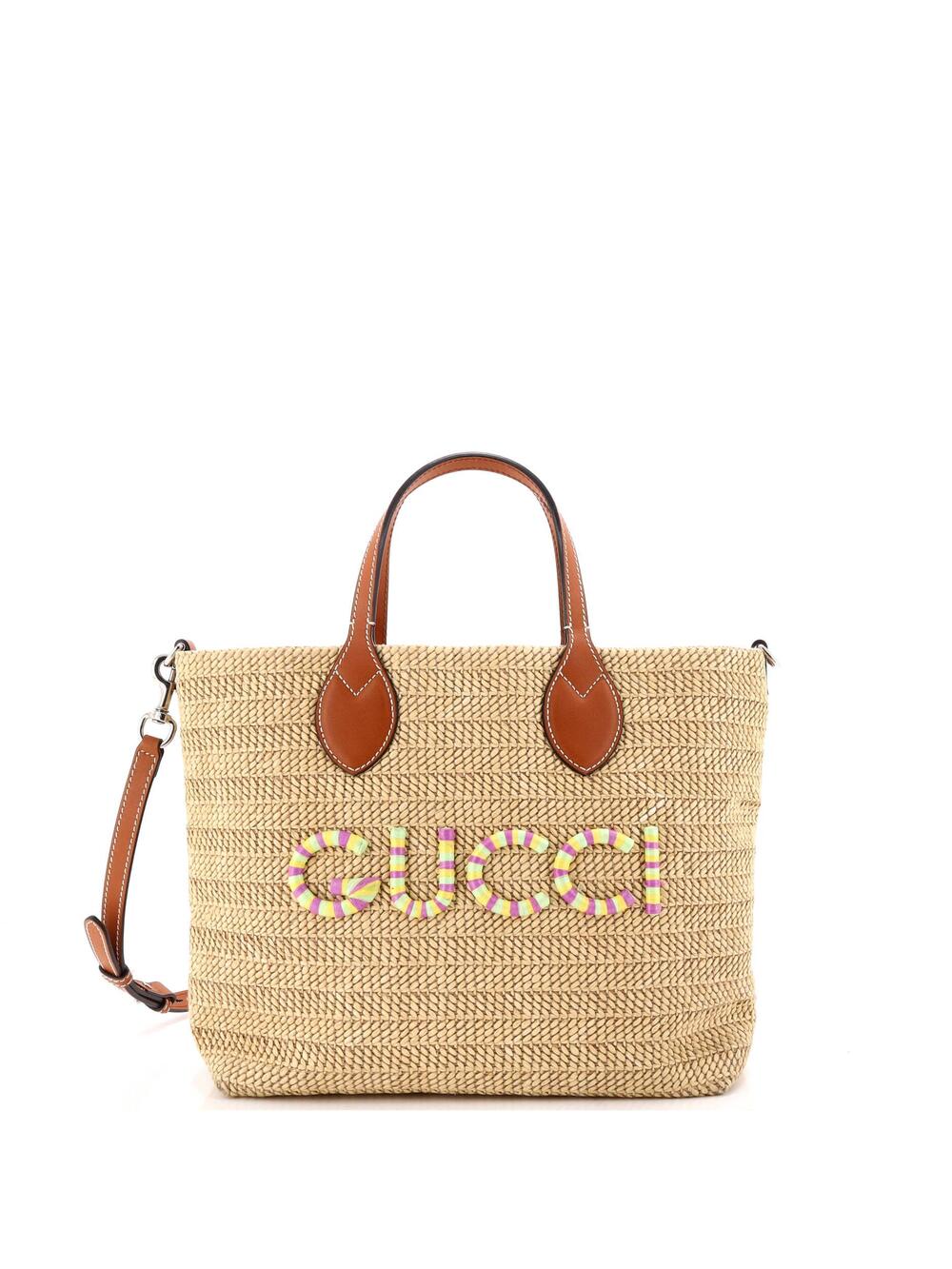 Gucci Logo Plaque Convertible Tote #370550G14B
